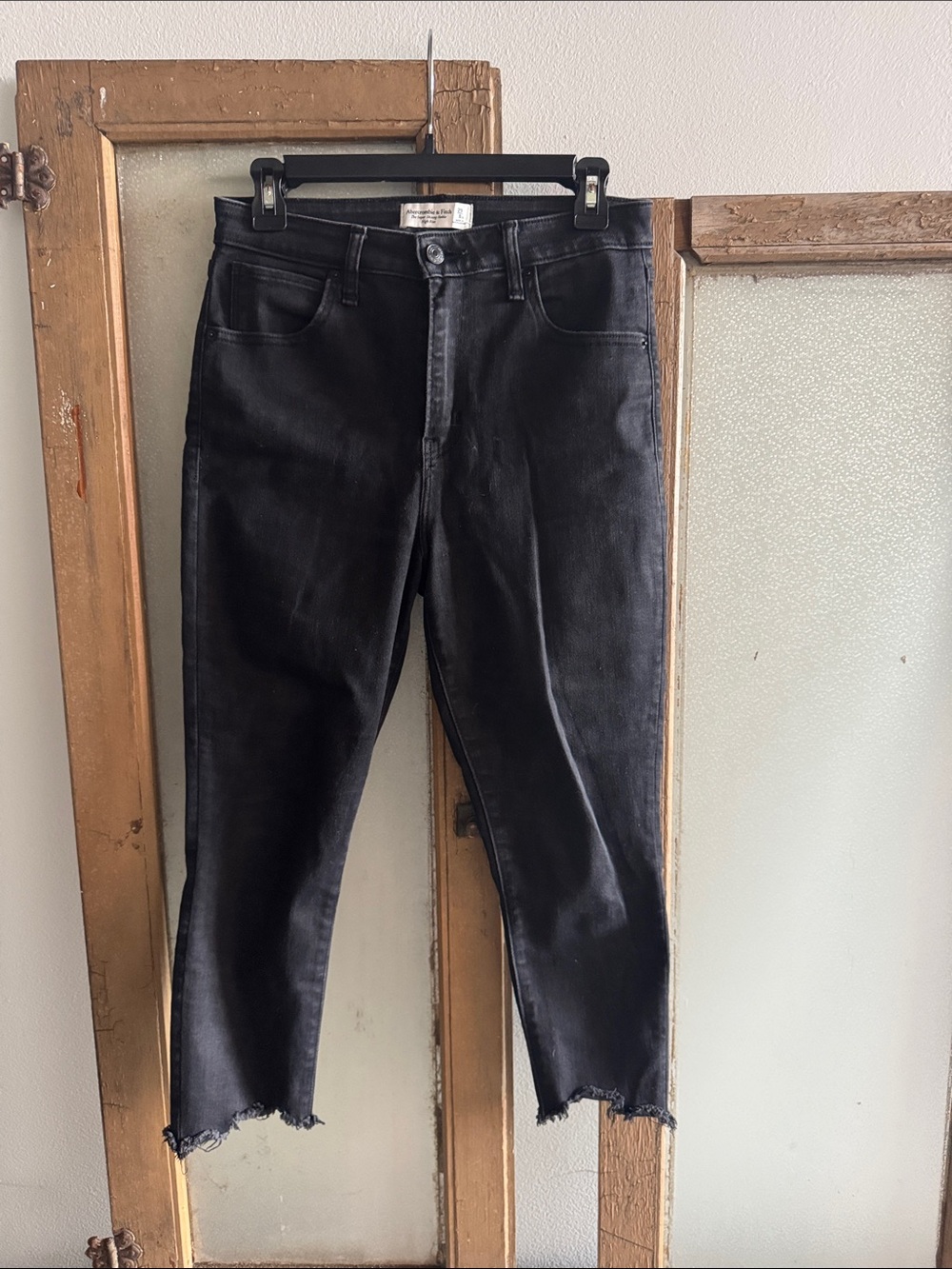 Abercrombie & Fitch Black Slim Straight Men's Jeans